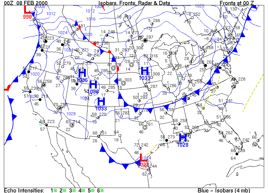 Surface Weather Maps Exercise