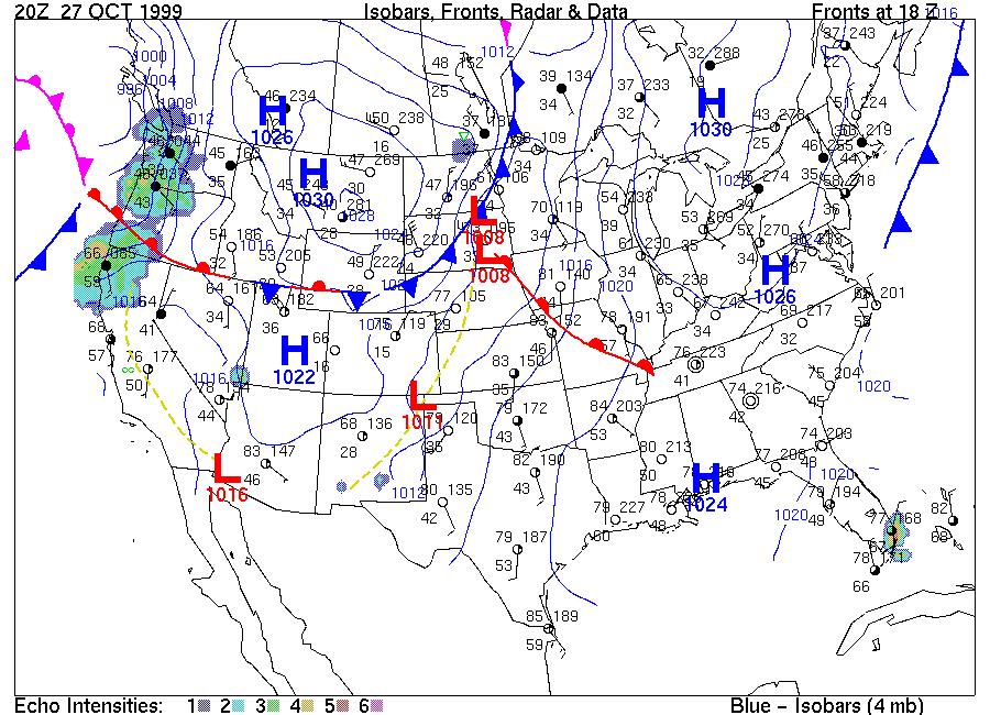 Surface Weather Maps Exercise