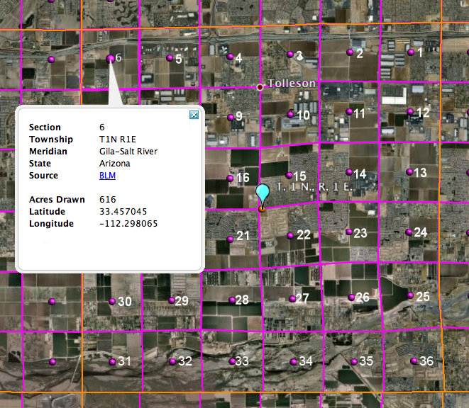 township with sections